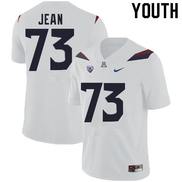 Youth #73 Woody Jean Arizona Wildcats College Football Jerseys Sale-White - Click Image to Close